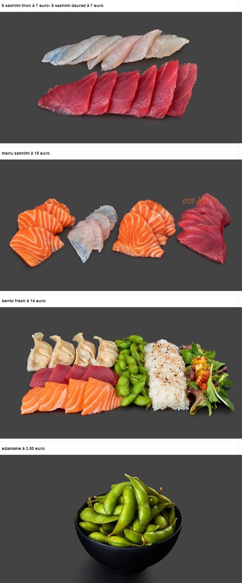 Sushi Fresh — carte page 8