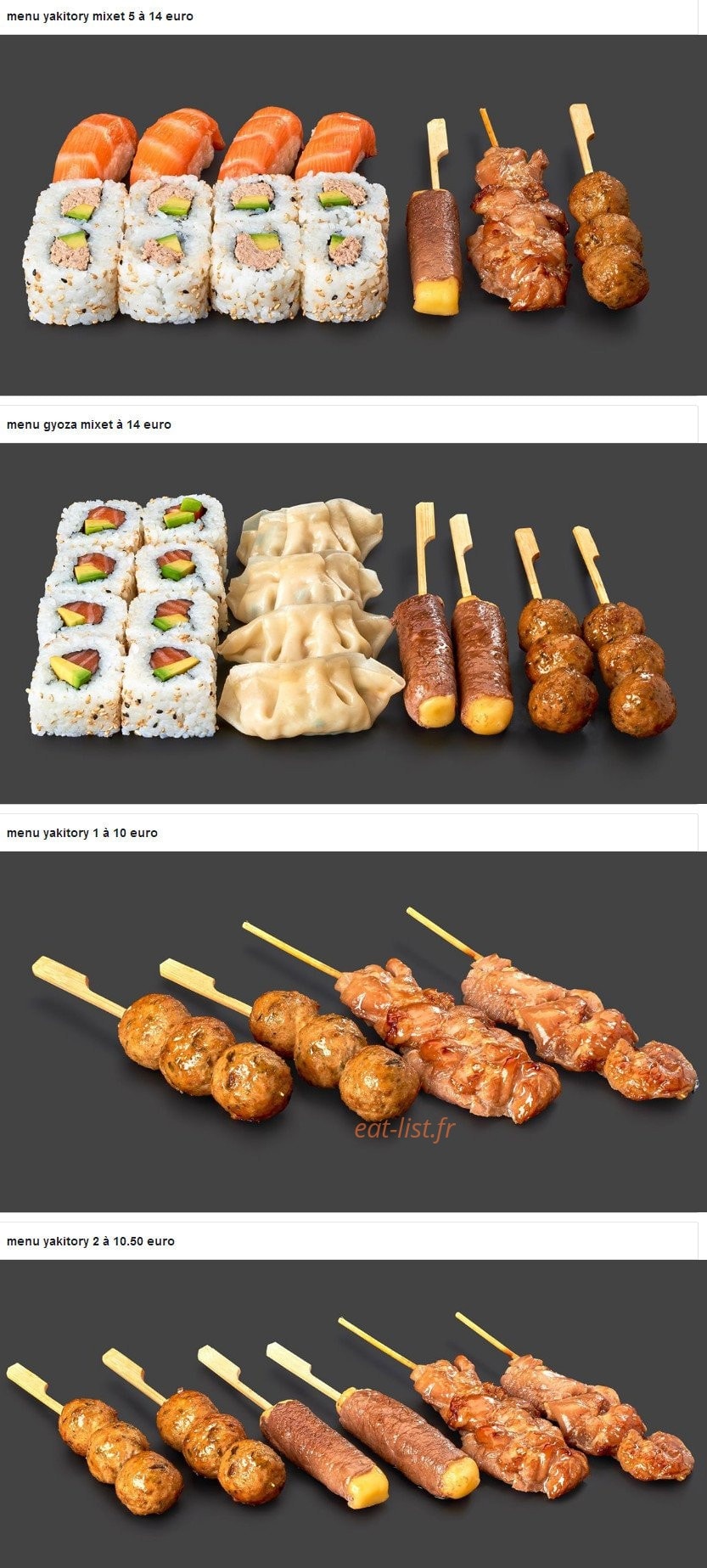 Sushi Fresh — carte page 5