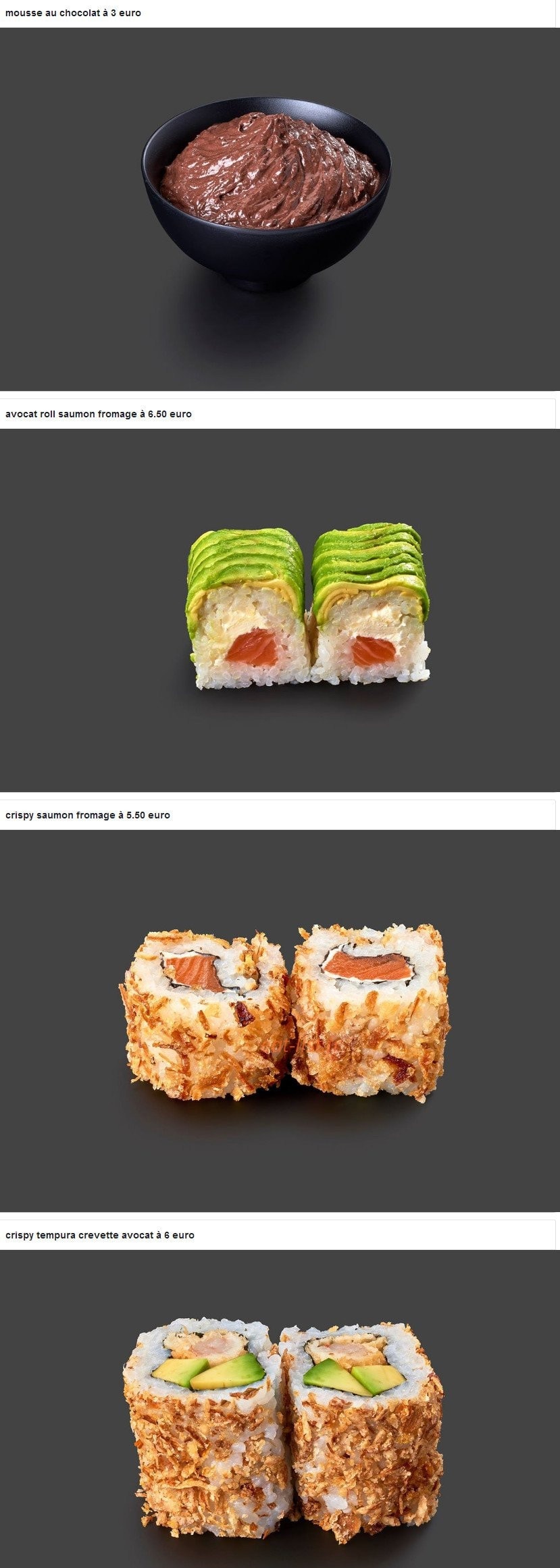 Sushi Fresh — carte page 10