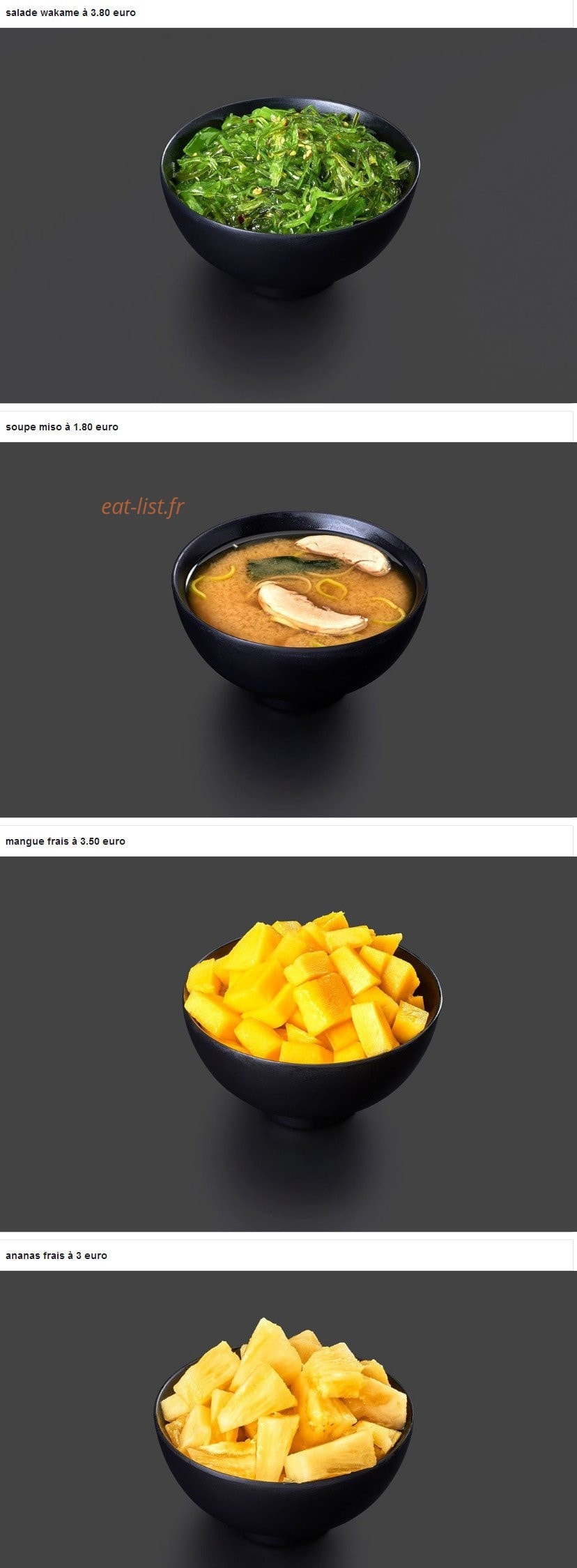 Sushi Fresh — carte page 9