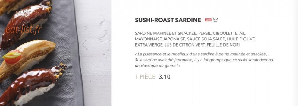 Sushi Shop — carte page 7