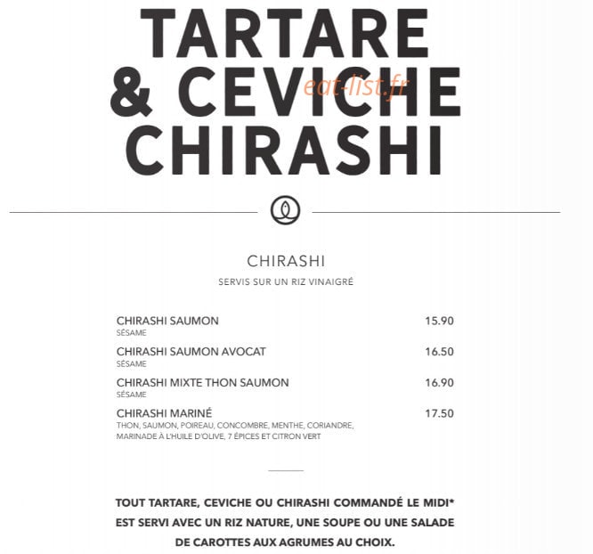 Sushi Shop — carte page 30