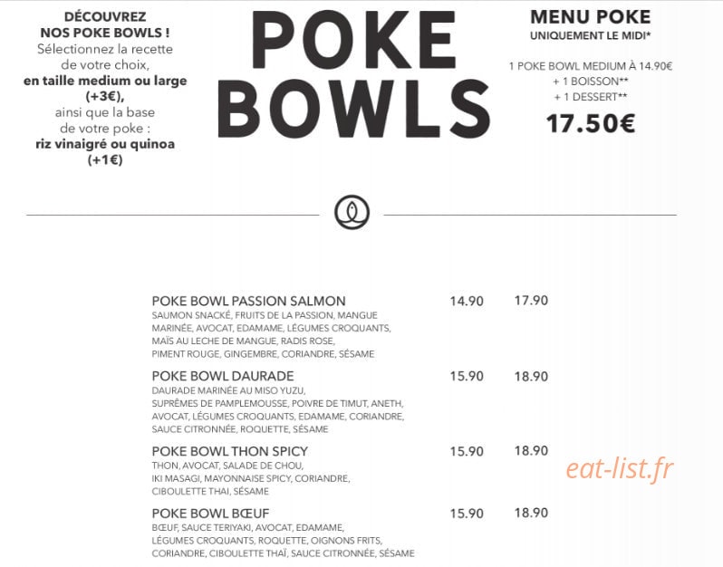 Sushi Shop — carte page 32