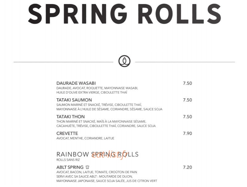 Sushi Shop — carte page 24