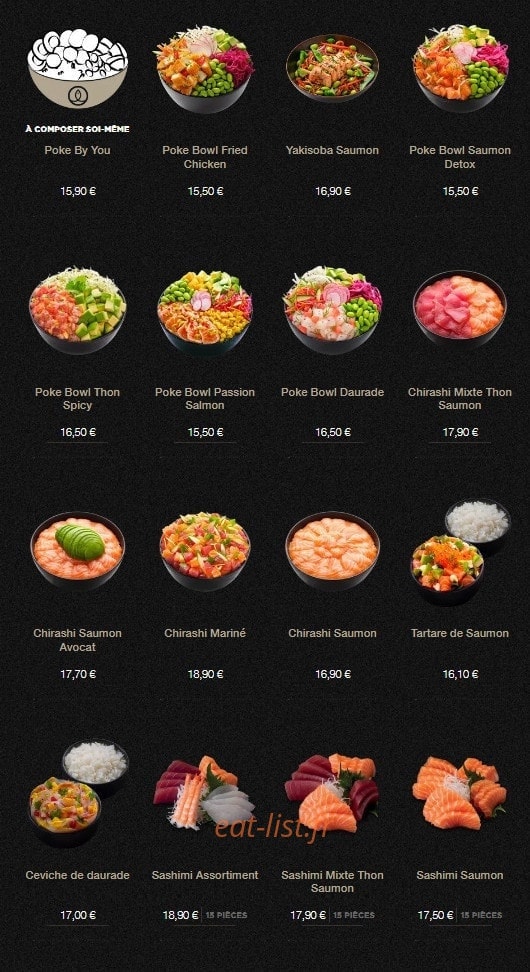 Sushi Shop — carte page 12