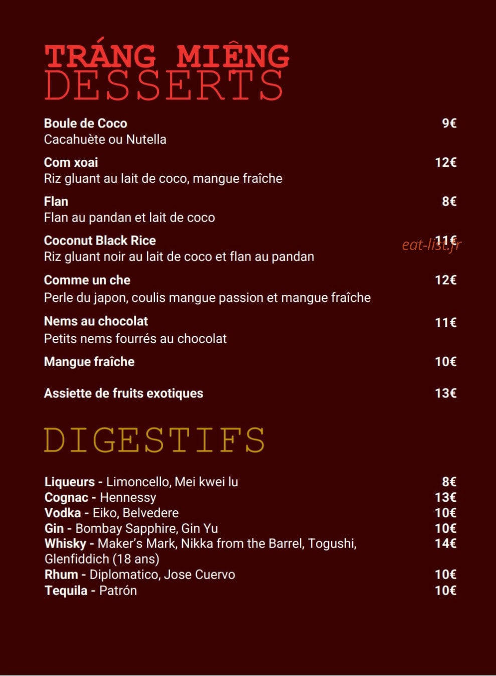 Tam — carte page 9
