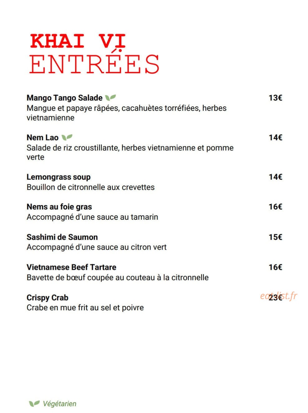 Tam — carte page 2