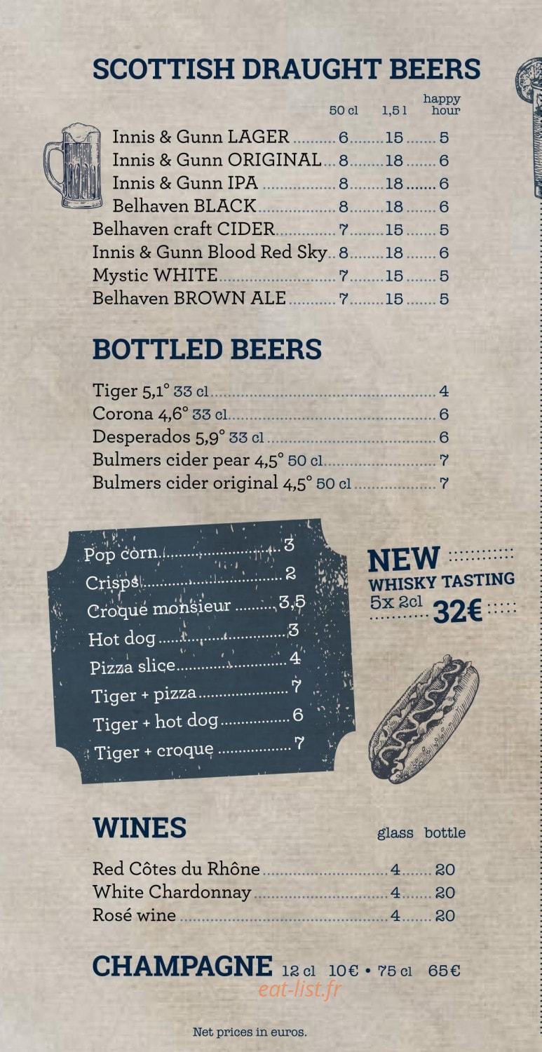 The Highlander — carte page 3