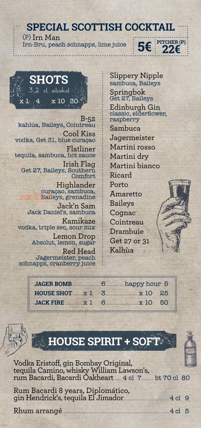The Highlander — carte page 2