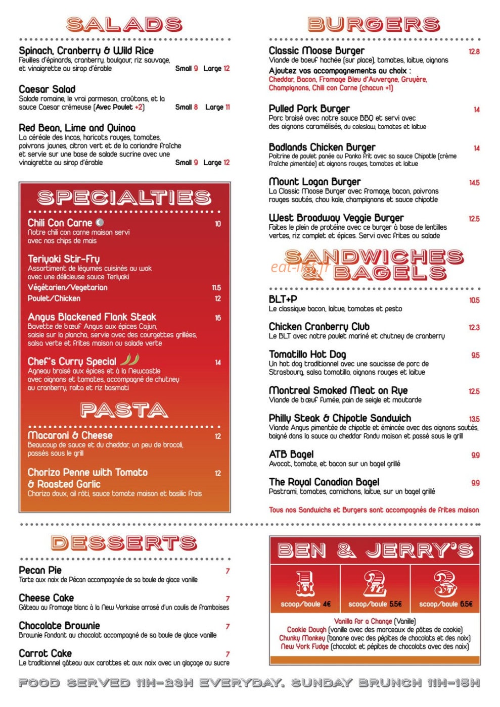 The Moose — carte page 2
