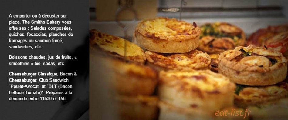 The Smiths Bakery — carte page 2