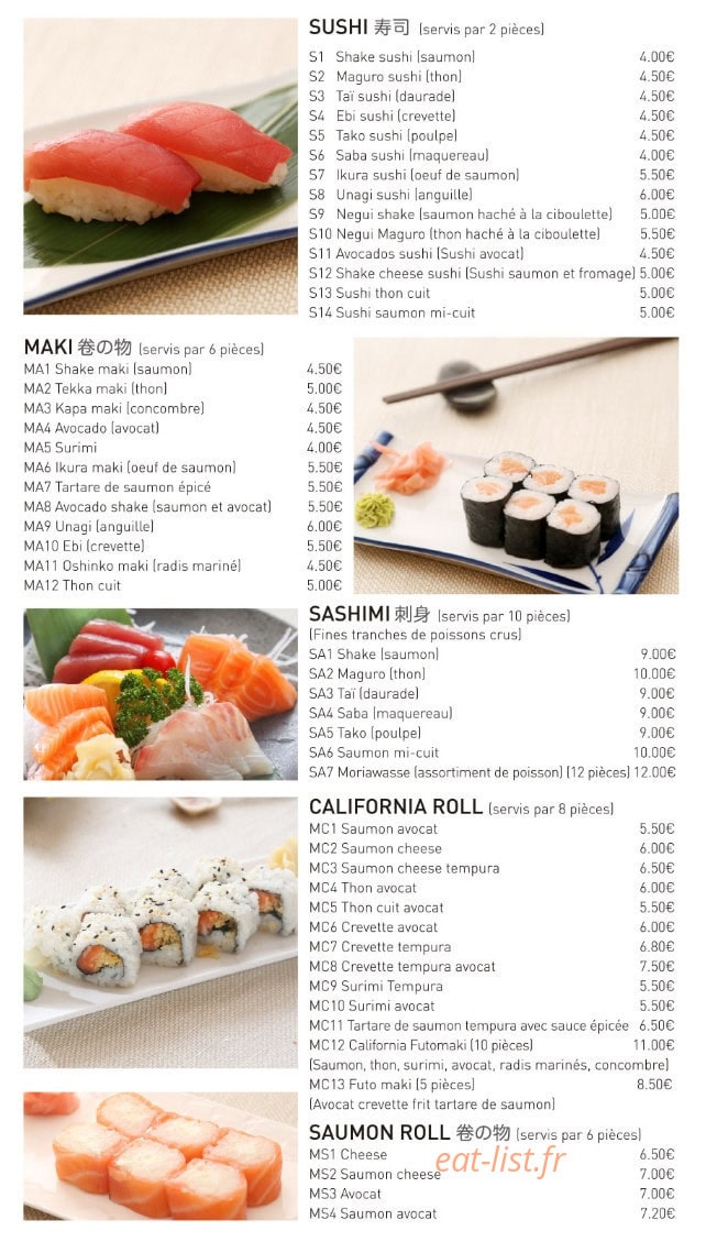 Tokyotori — carte page 9