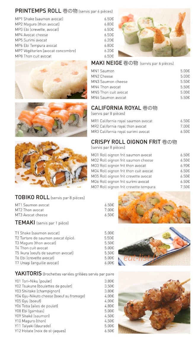 Tokyotori — carte page 4