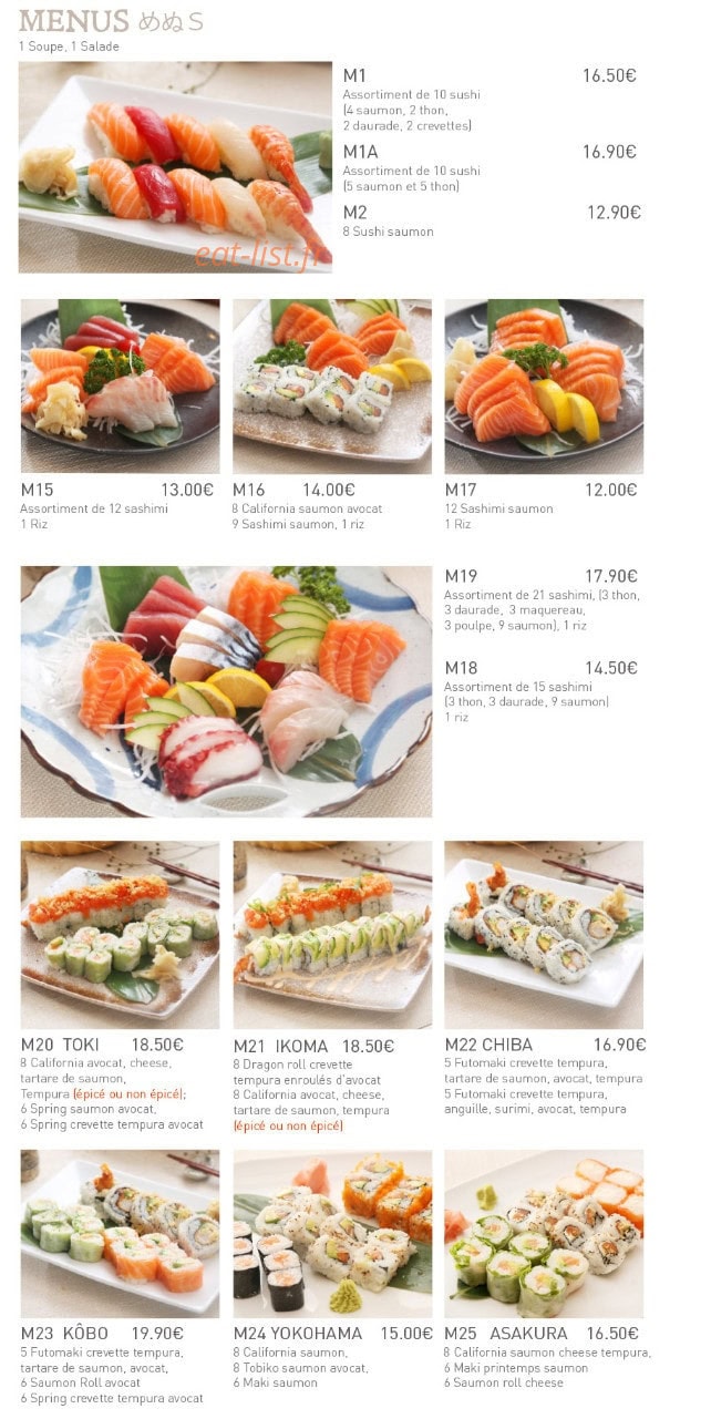 Tokyotori — carte page 13