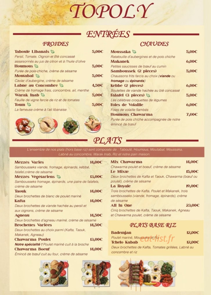 Topoly — carte page 1