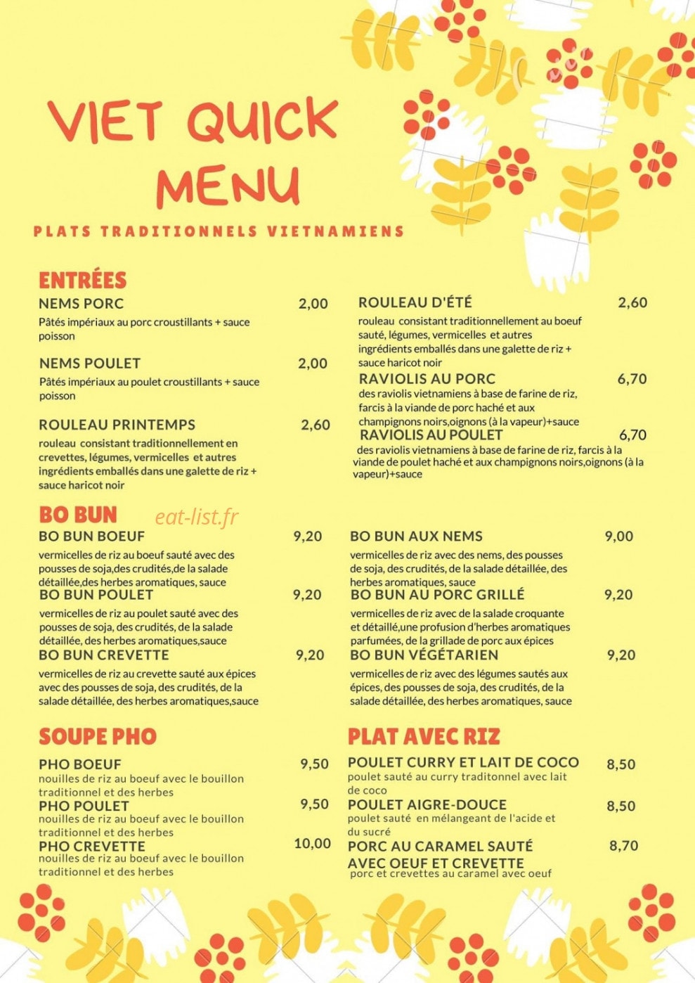 Viet quick — carte page 3