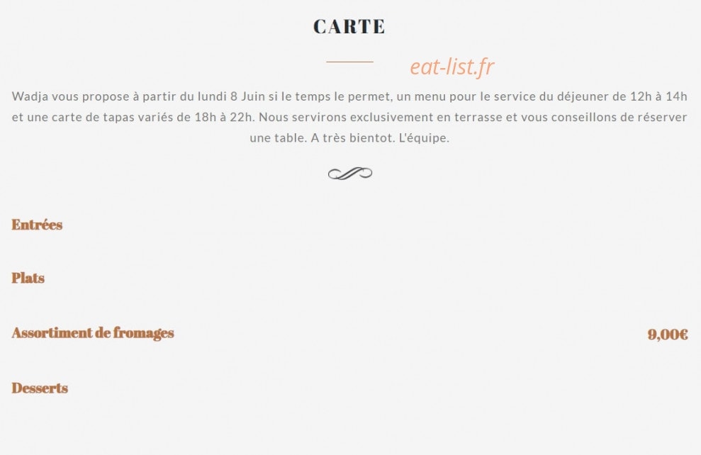 Wadja — carte page 1