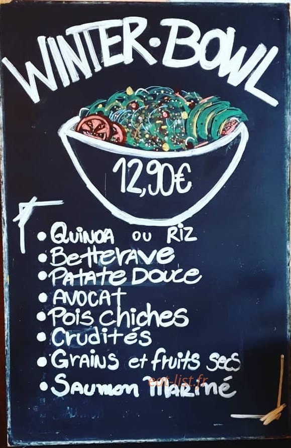 Wine O'Clock — carte page 1
