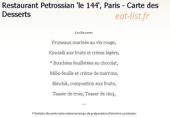 144 - Petrossian — carte page 3