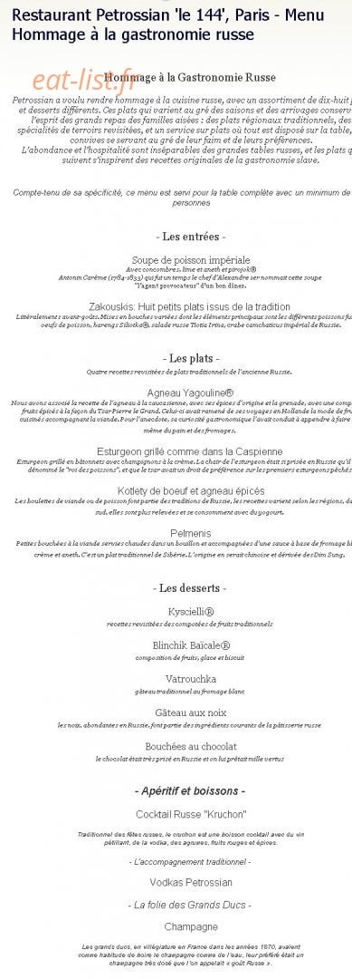 144 - Petrossian — carte page 5
