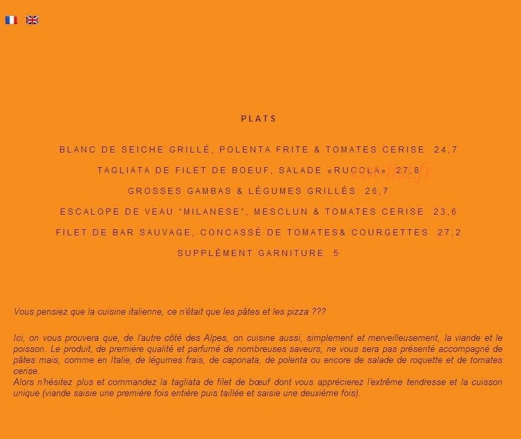 Al Dente — carte page 3