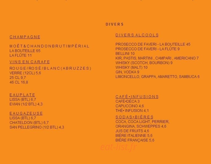 Al Dente — carte page 8