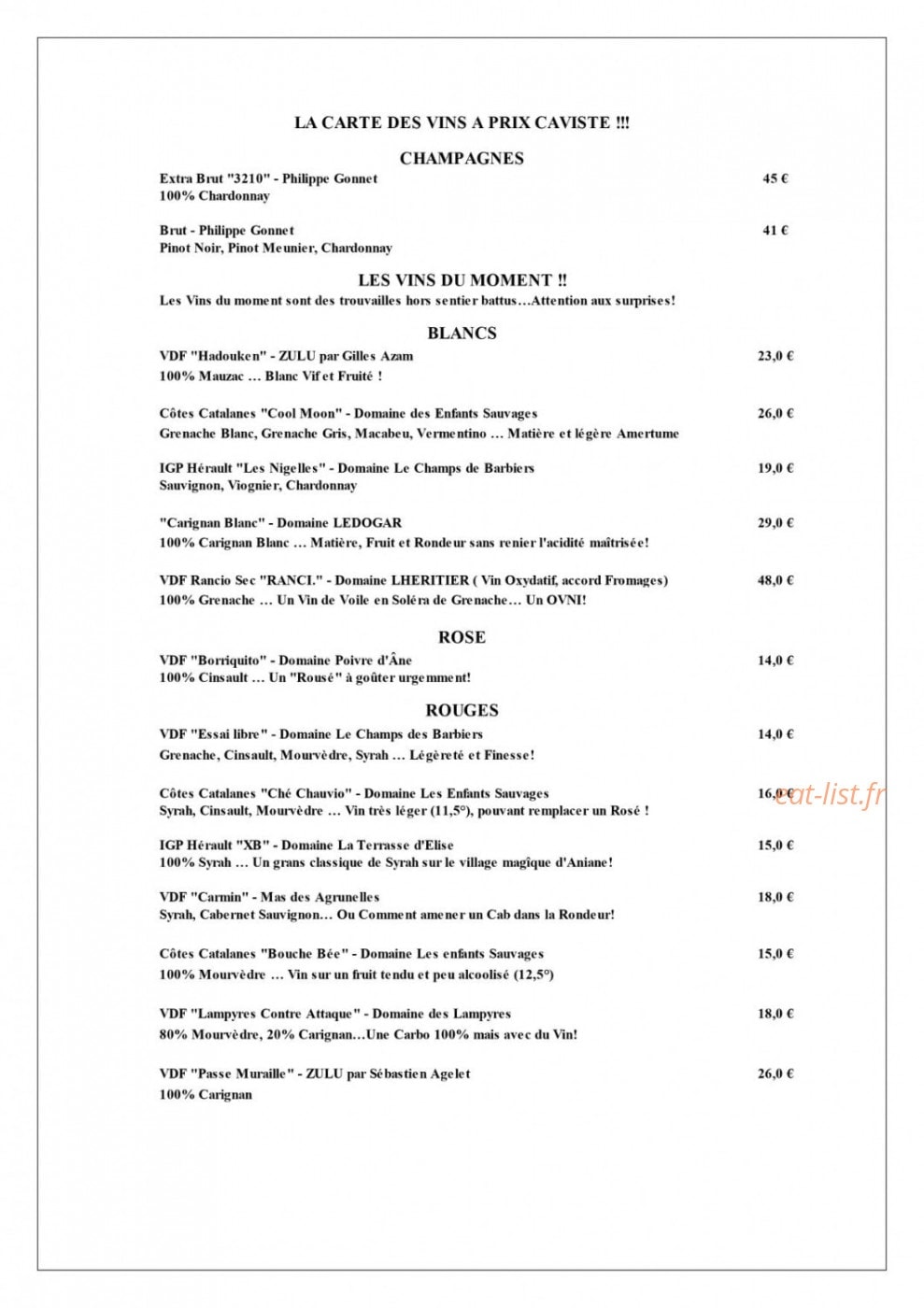 Arnaud Nicolas — carte page 2