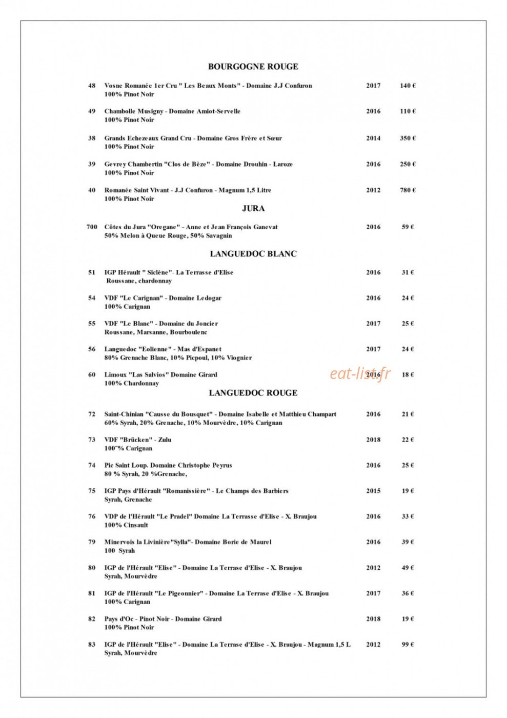 Arnaud Nicolas — carte page 6
