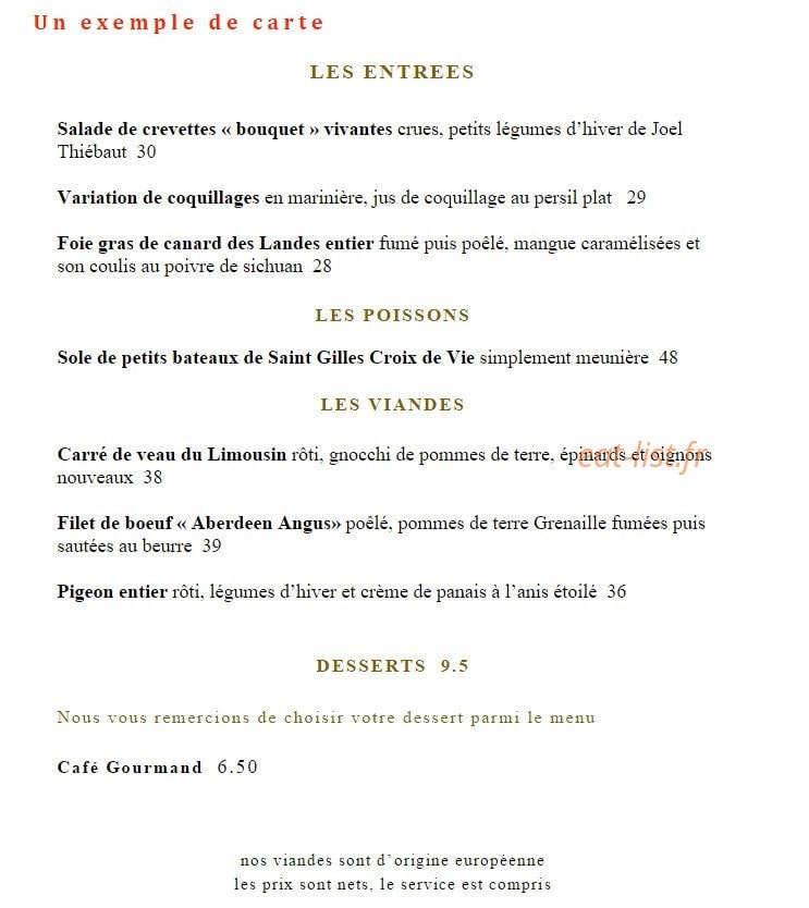 Au Bon Accueil — carte page 3