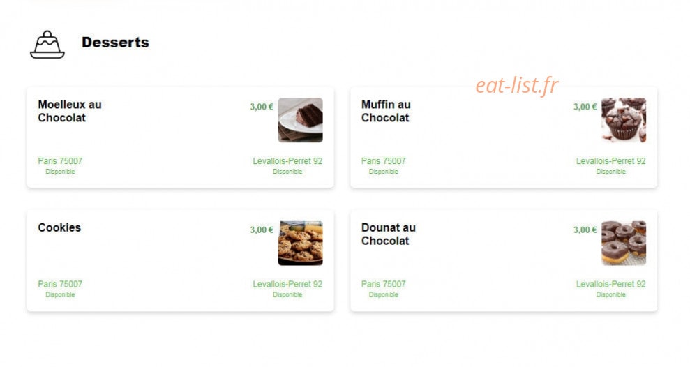 Bar a Pates & Salades — carte page 6