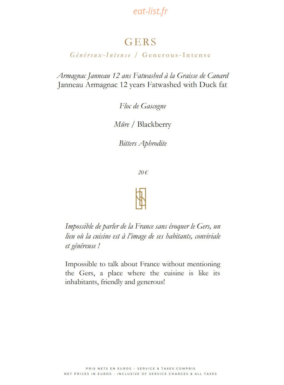 Bar James Joyce — carte page 9