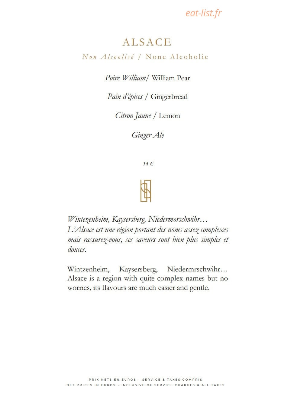 Bar James Joyce — carte page 10