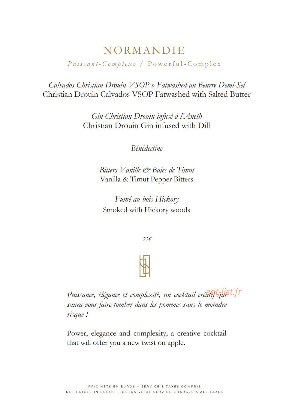 Bar James Joyce — carte page 8