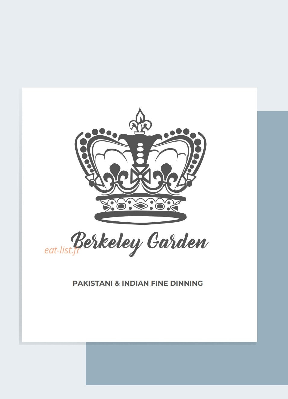Berkeley Garden — carte page 1
