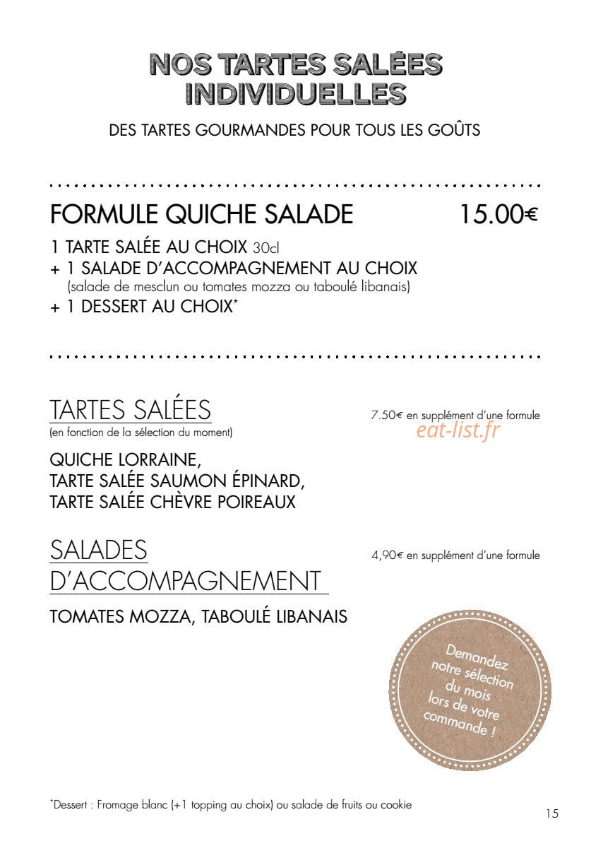 Bert's — carte page 9