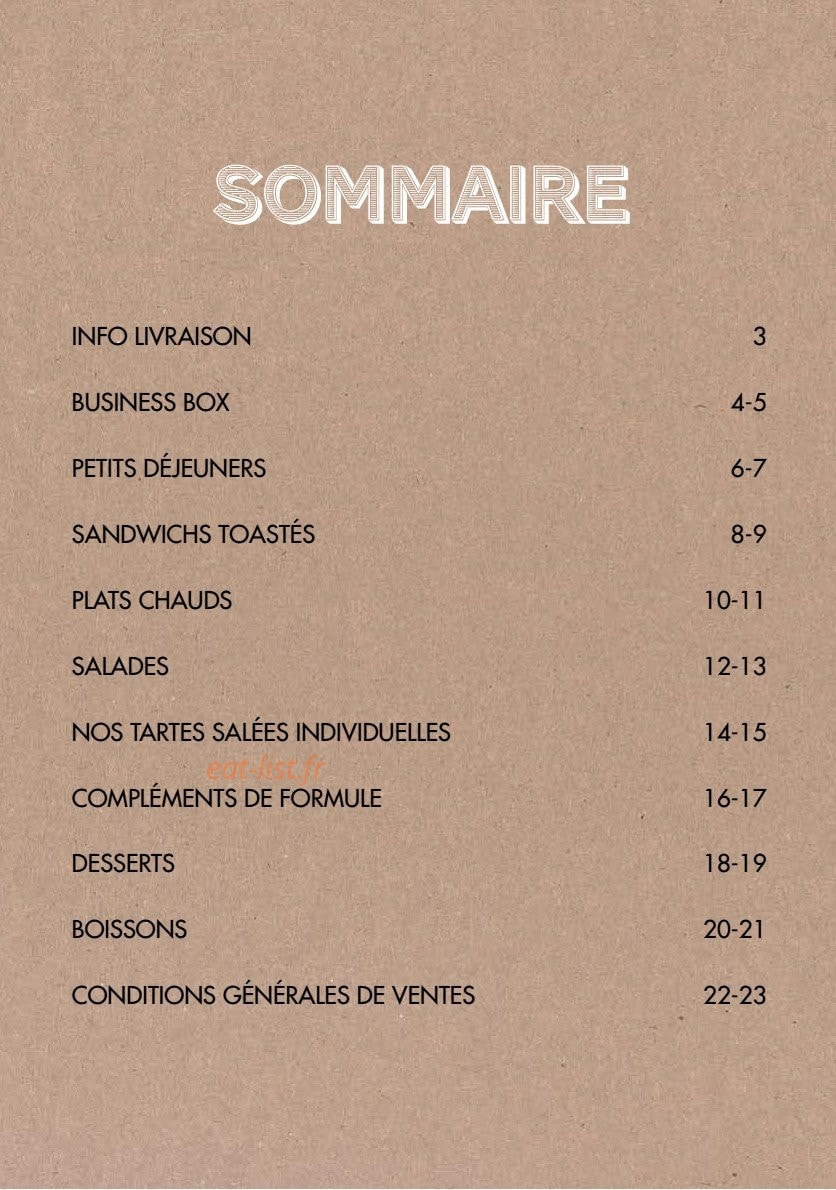 Bert's — carte page 2