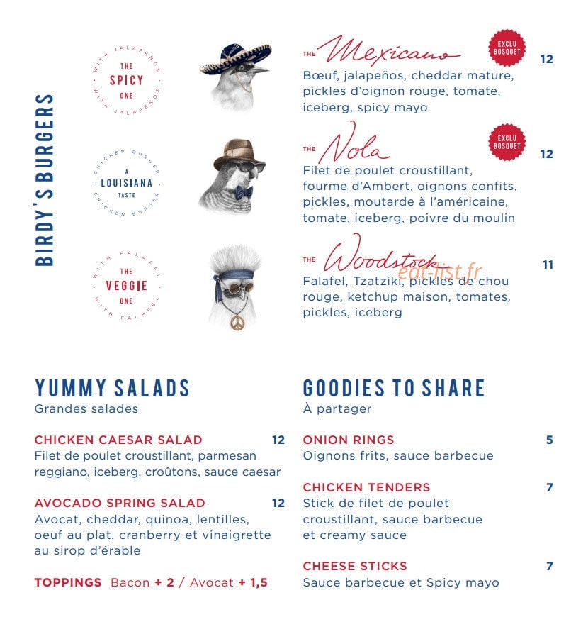 Birdy — carte page 4