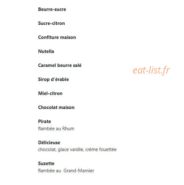 Café d’Orsay — carte page 11