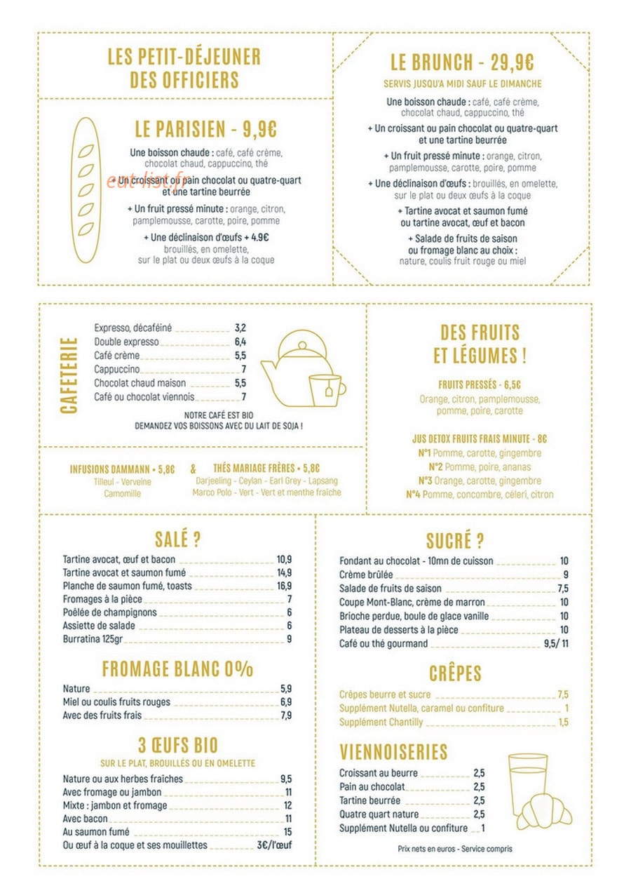 Café des officiers — carte page 1