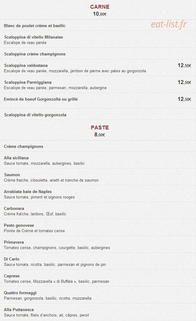Casa Germain — carte page 3
