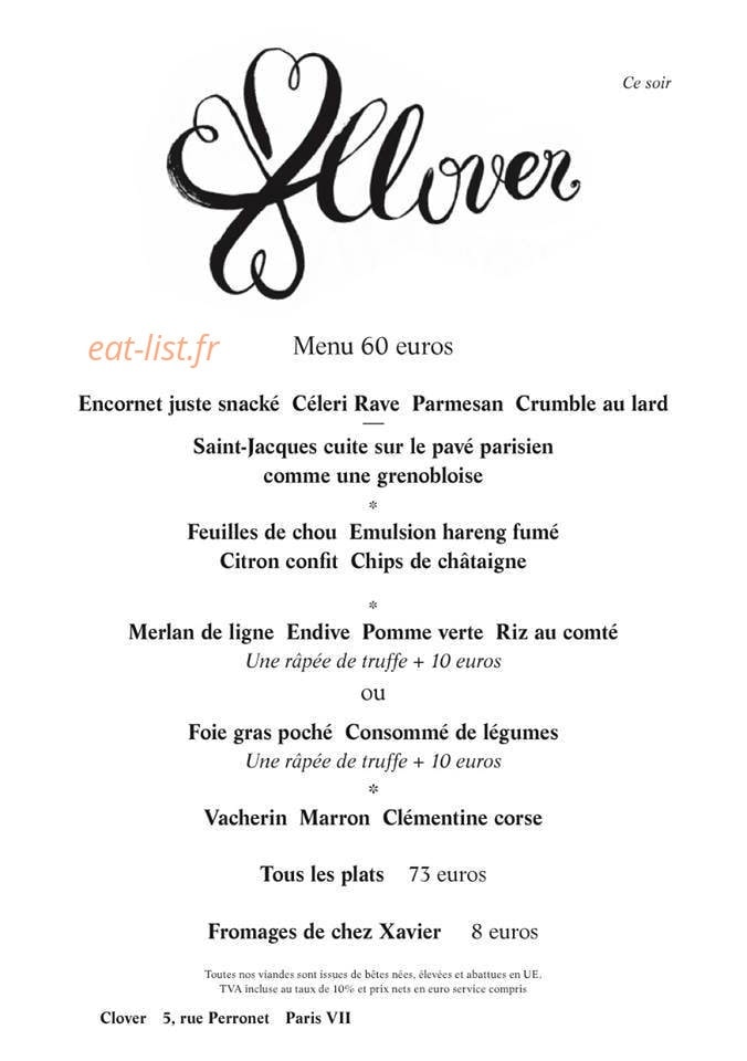 Clover — carte page 1