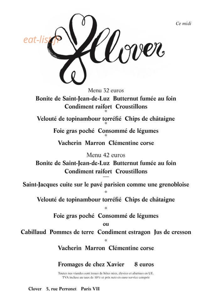 Clover — carte page 2