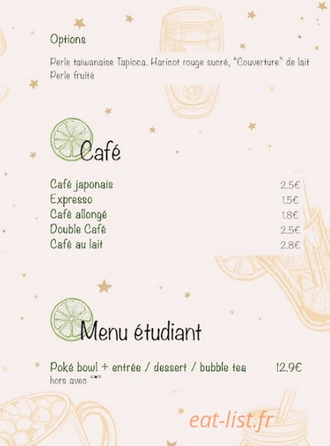 Cockthé — carte page 3