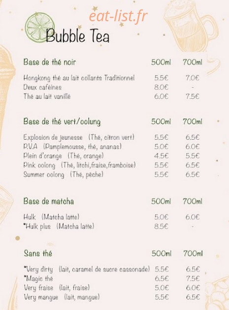 Cockthé — carte page 4