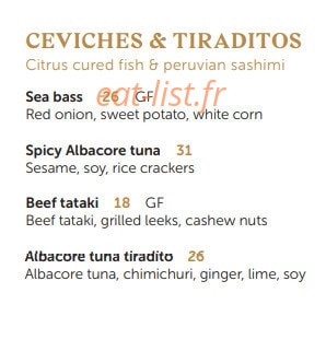 Coya — carte page 10