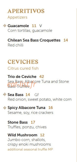 Coya — carte page 1