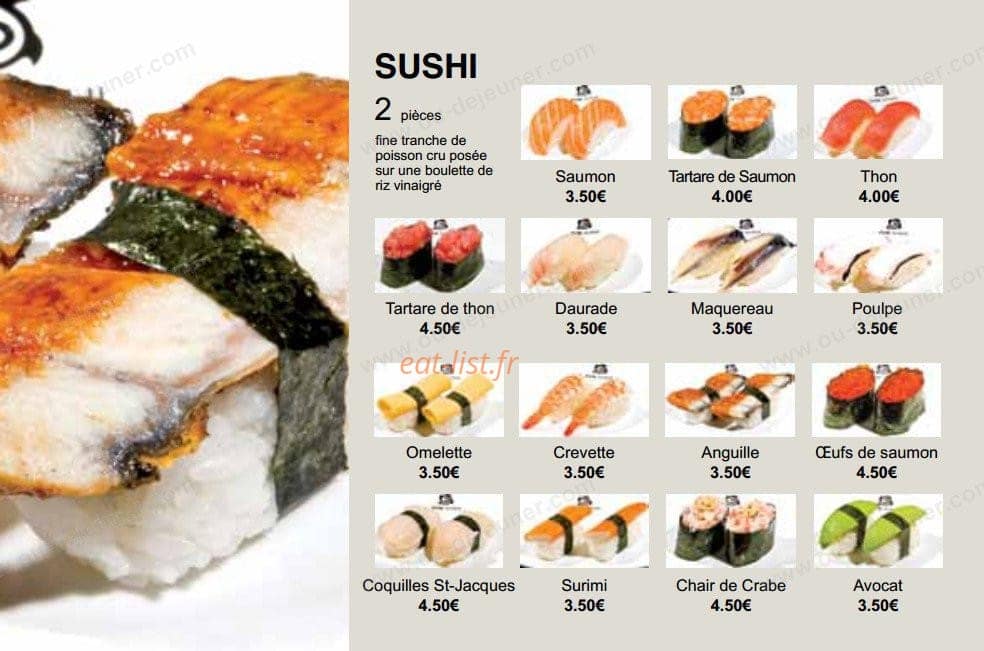 Fun Sushi — carte page 8