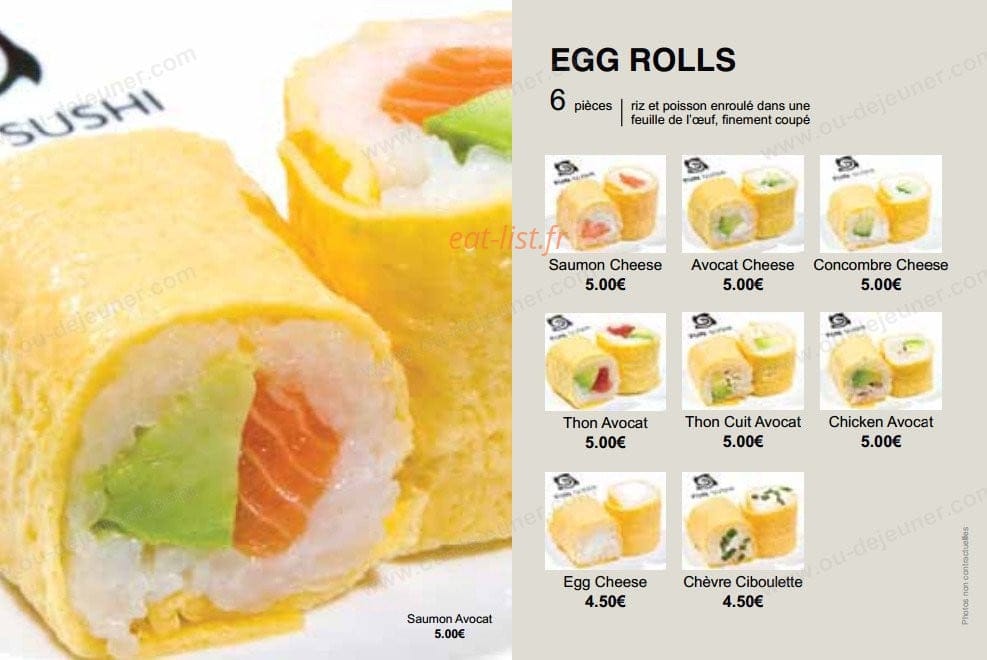 Fun Sushi — carte page 7