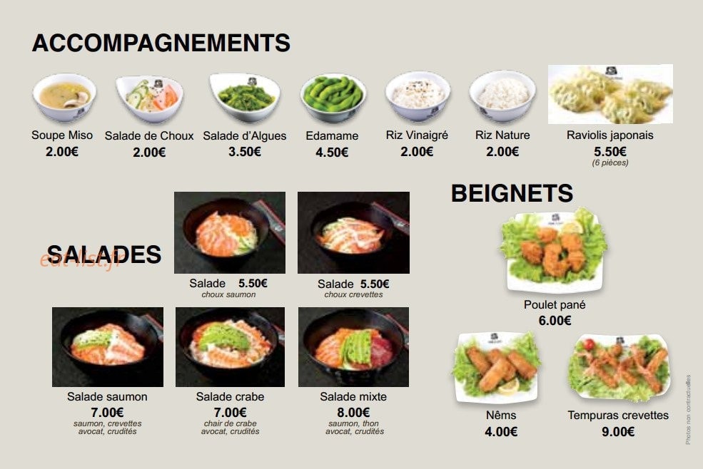 Fun Sushi — carte page 3