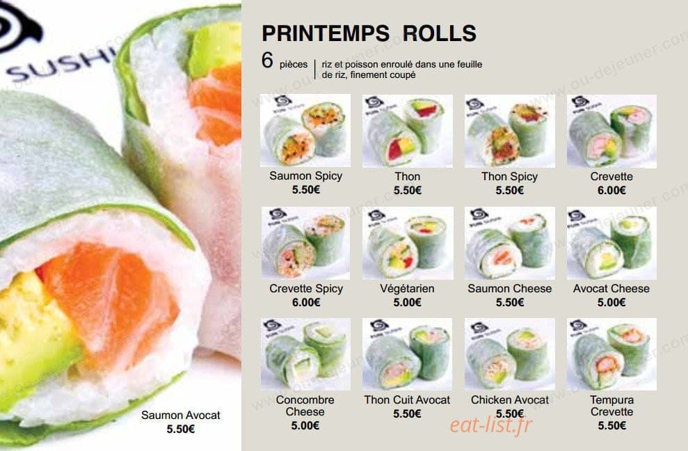 Fun Sushi — carte page 6